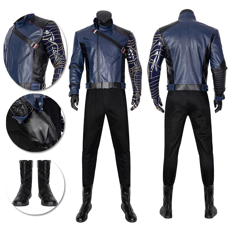 OneHeroSuits The Winter Soldier Cosplay Costumes Bucky Barnes Ver.2 Cosplay Suit 1 OneHeroSuits The Winter Soldier Cosplay Costumes Bucky Barnes Ver.2 Cosplay Suit
