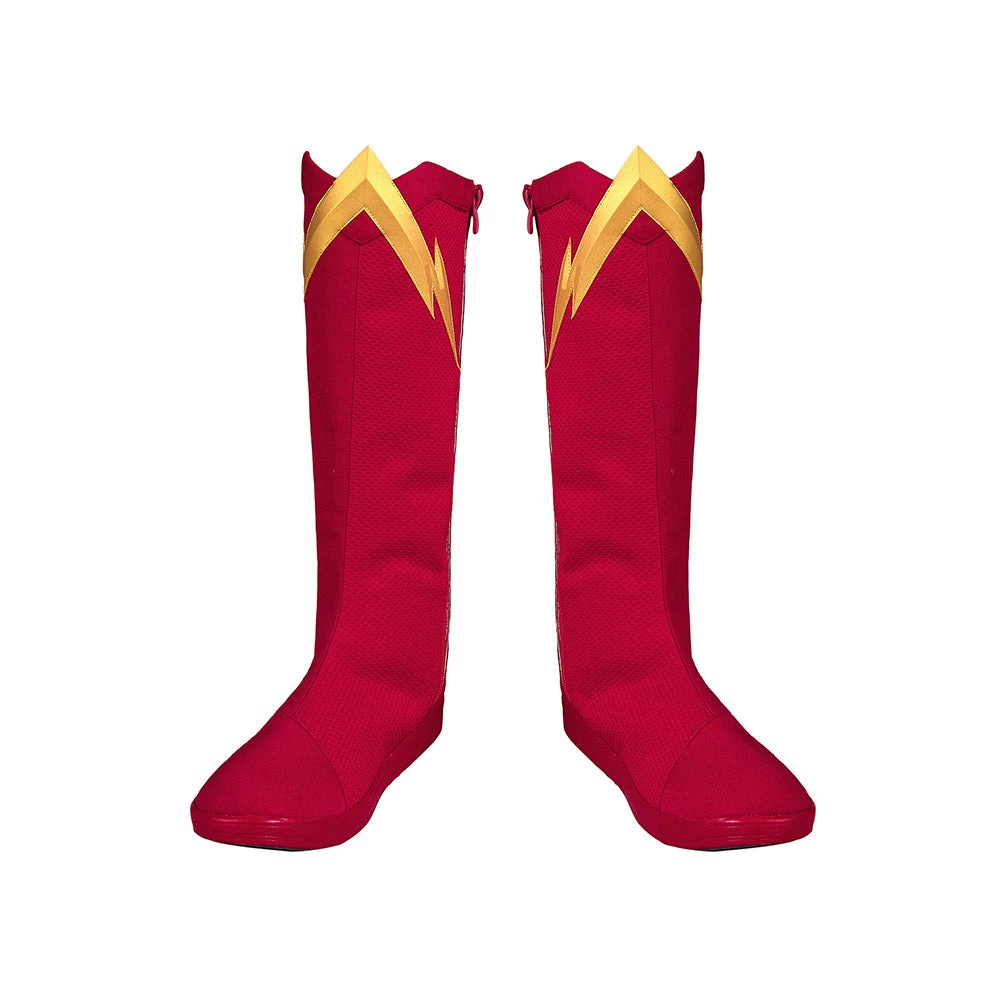 OneHeroSuits The Flash Season 6 Cosplay Boots Barry Allen Cosplay Shoes