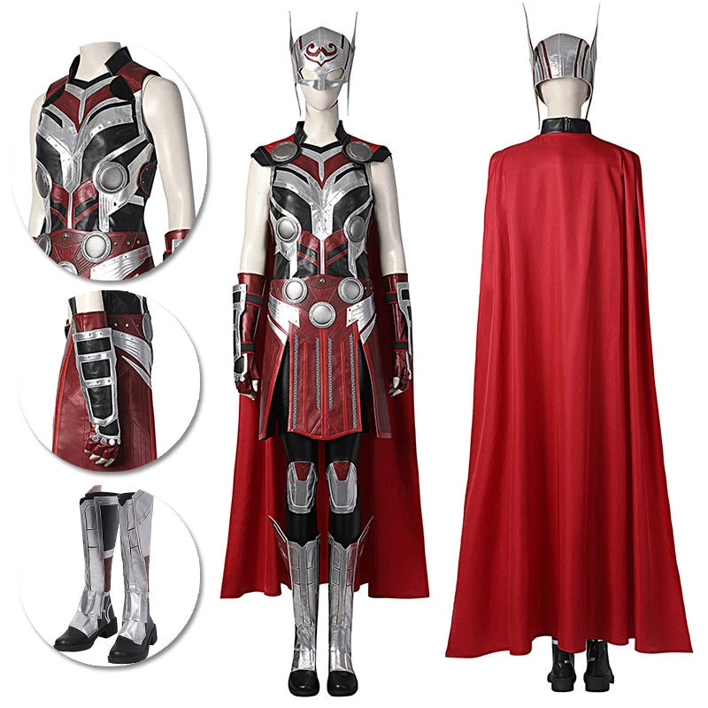 OneHeroSuits Thor 4 Jane Foster Cosplay Costumes Love And Thunder Female Suits 1 OneHeroSuits Thor 4 Jane Foster Cosplay Costumes Love And Thunder Female Suits
