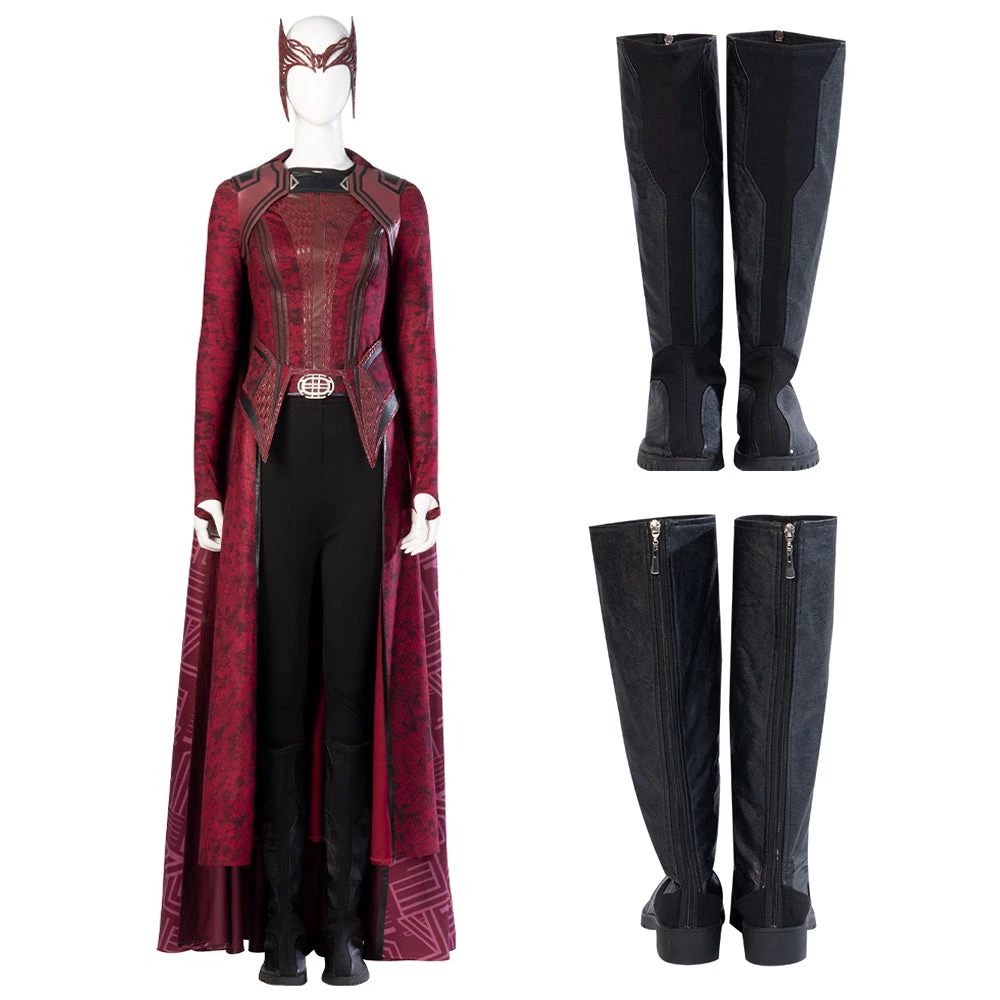 OneHeroSuits Costumes Wanda Multiverse Of Madness Cosplay Boots Upgraded Version Shoes 1 OneHeroSuits Costumes Wanda Multiverse Of Madness Cosplay Boots Upgraded Version Shoes