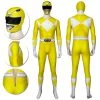 OneHeroSuits Yellow Power Ranger Suit Spandex Power Rangers Costumes Printed Edition Expert-level Cosplay Bodysuit & Zentai