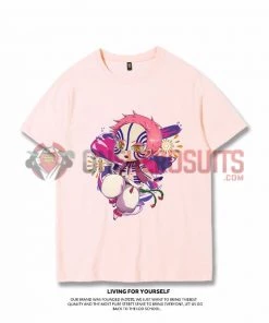 OneHeroSuits Demon Slayer Creative Print Anime Akaza T-shirt