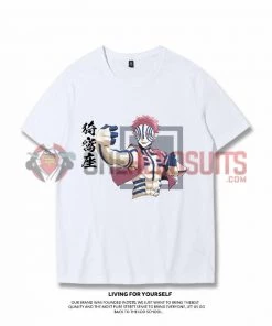 OneHeroSuits Demon Slayer Creative Print Anime Akaza T-shirt
