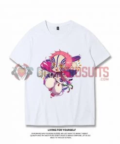 OneHeroSuits Demon Slayer Creative Print Anime Akaza T-shirt