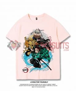 OneHeroSuits Demon Slayer Creative Print Anime T-shirt Seven Colors