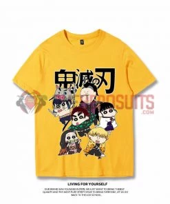 OneHeroSuits Demon Slayer Creative Print Anime T-shirt Five Colors Available