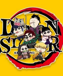 OneHeroSuits Demon Slayer Creative Print Anime T-shirt Five Colors Available