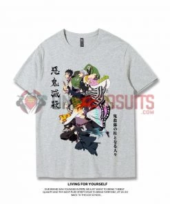 OneHeroSuits Demon Slayer Nine Swordsmen Creative Print Anime T-shirt