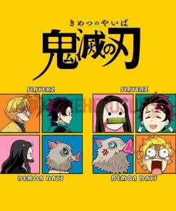 OneHeroSuits Demon Slayer Creative Print Anime T-shirt Three Styles Available