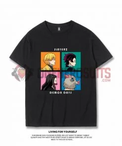 OneHeroSuits Demon Slayer Creative Print Anime T-shirt Three Styles Available