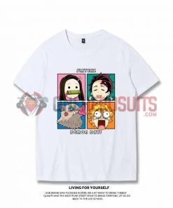 OneHeroSuits Demon Slayer Creative Print Anime T-shirt Three Styles Available