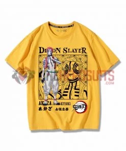 OneHeroSuits Demon Slayer Creative Print Anime Inosuke Nezuko/Tanjiro/Akaza/Inosuke T-shirt