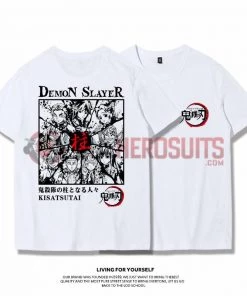 OneHeroSuits Demon Slayer Creative Print Anime T-shirt Kyoujurou/Giyuu/Kochou Shinobu