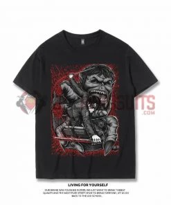 OneHeroSuits Attack On Titan Creative Print Anime T-shirt Eren/Levi