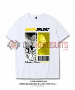 OneHeroSuits Attack On Titan Creative Print Anime Colorful T-shirt Levi/Eren/Mikasa/Armin