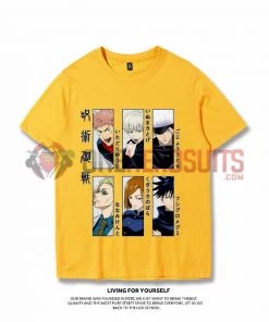 OneHeroSuits Jujutsu Kaisen Creative Print Anime T-shirt Fushiguro Megumi/Itadori Yuji