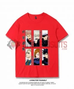 OneHeroSuits Jujutsu Kaisen Creative Print Anime T-shirt Fushiguro Megumi/Itadori Yuji