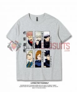 OneHeroSuits Jujutsu Kaisen Creative Print Anime T-shirt Fushiguro Megumi/Itadori Yuji