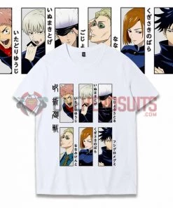 OneHeroSuits Jujutsu Kaisen Creative Print Anime T-shirt Fushiguro Megumi/Itadori Yuji
