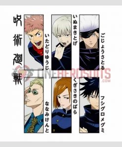 OneHeroSuits Jujutsu Kaisen Creative Print Anime T-shirt Fushiguro Megumi/Itadori Yuji