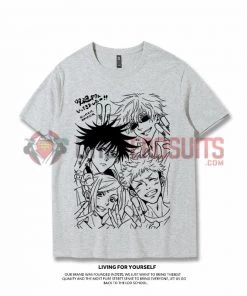 OneHeroSuits Jujutsu Kaisen Creative Print Anime T-shirt Two Styles Available