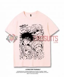OneHeroSuits Jujutsu Kaisen Creative Print Anime T-shirt Two Styles Available