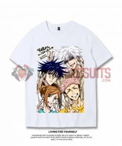 OneHeroSuits Jujutsu Kaisen Creative Print Anime T-shirt Two Styles Available