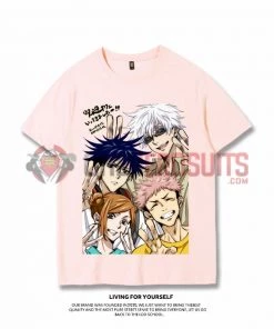 OneHeroSuits Jujutsu Kaisen Creative Print Anime T-shirt Two Styles Available