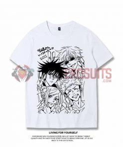 OneHeroSuits Jujutsu Kaisen Creative Print Anime T-shirt Two Styles Available