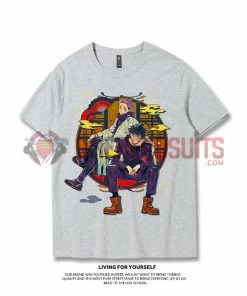 OneHeroSuits Jujutsu Kaisen Creative Print Anime T-shirt Five Colors Available