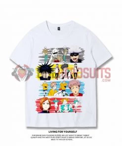 OneHeroSuits Jujutsu Kaisen Creative Print Anime T-shirt Kugisaki Nobara/Itadori Yuji