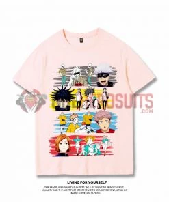 OneHeroSuits Jujutsu Kaisen Creative Print Anime T-shirt Kugisaki Nobara/Itadori Yuji