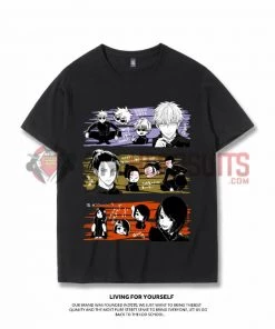 OneHeroSuits Jujutsu Kaisen Creative Print Anime Colorful T-shirt Geto Suguru/Gojo Satoru
