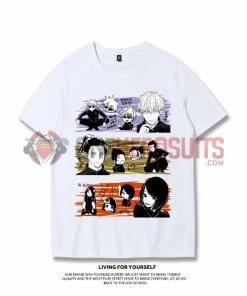 OneHeroSuits Jujutsu Kaisen Creative Print Anime Colorful T-shirt Geto Suguru/Gojo Satoru