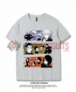 OneHeroSuits Jujutsu Kaisen Creative Print Anime Colorful T-shirt Geto Suguru/Gojo Satoru