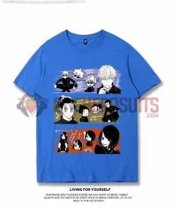 OneHeroSuits Jujutsu Kaisen Creative Print Anime Colorful T-shirt Geto Suguru/Gojo Satoru