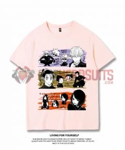 OneHeroSuits Jujutsu Kaisen Creative Print Anime Colorful T-shirt Geto Suguru/Gojo Satoru