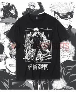 OneHeroSuits Jujutsu Kaisen Creative Print Anime Gojo Satoru Cotton T-shirt