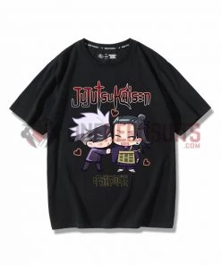 OneHeroSuits Jujutsu Kaisen Creative Print Anime Creative T-shirt Geto Suguru/Gojo Satoru