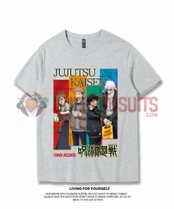 OneHeroSuits Jujutsu Kaisen Creative Print Anime Joint T-shirt Fushiguro Megumi/Inumaki Toge