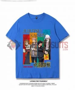 OneHeroSuits Jujutsu Kaisen Creative Print Anime Joint T-shirt Fushiguro Megumi/Inumaki Toge