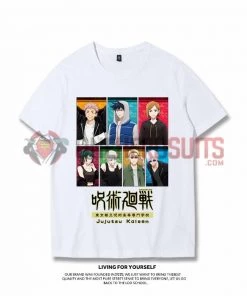 OneHeroSuits Jujutsu Kaisen Creative Print Anime Joint T-shirt Fushiguro Megumi/Inumaki Toge