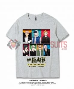 OneHeroSuits Jujutsu Kaisen Creative Print Anime Joint T-shirt Fushiguro Megumi/Inumaki Toge