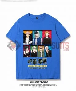 OneHeroSuits Jujutsu Kaisen Creative Print Anime Joint T-shirt Fushiguro Megumi/Inumaki Toge