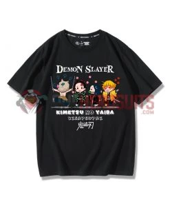 OneHeroSuits Demon Slayer Creative Print Anime T-shirt Two Styles