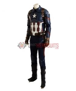OneHeroSuits Captain America Cosplay Costume Civil War Movie Level Leather Cosplay Suits Costumes
