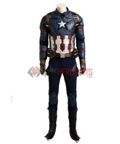 OneHeroSuits Captain America Cosplay Costume Civil War Movie Level Leather Cosplay Suits Costumes