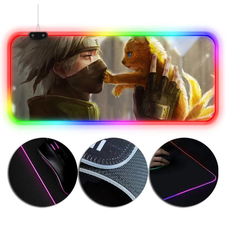 OneHeroSuits RGB Gaming Mouse Pad Extra Large Naruto Kakashi Creative Printing 1 OneHeroSuits RGB Gaming Mouse Pad Extra Large Naruto Kakashi Creative Printing
