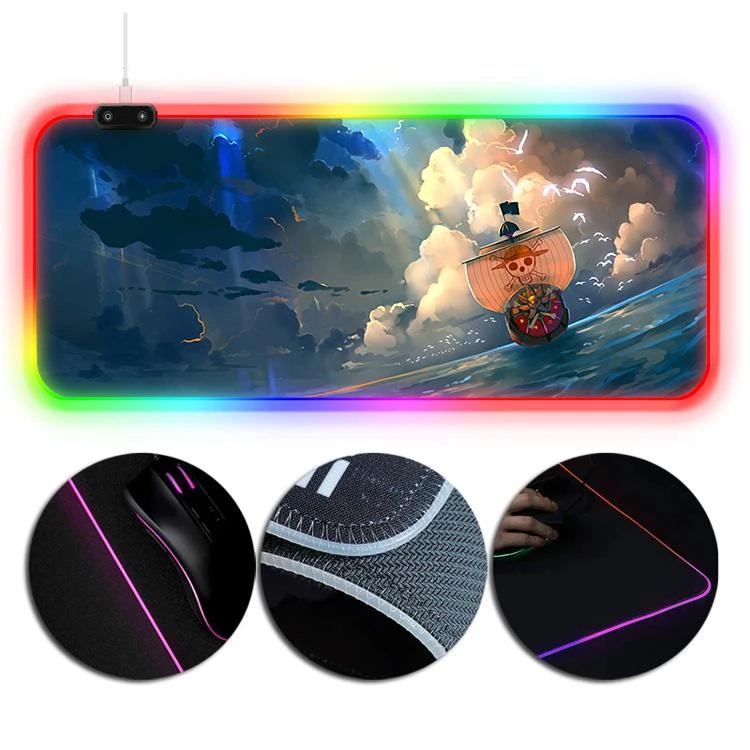 OneHeroSuits RGB Gaming Mouse PAD Thousand Sunny Creative Printing Extra Large 1 OneHeroSuits RGB Gaming Mouse PAD Thousand Sunny Creative Printing Extra Large