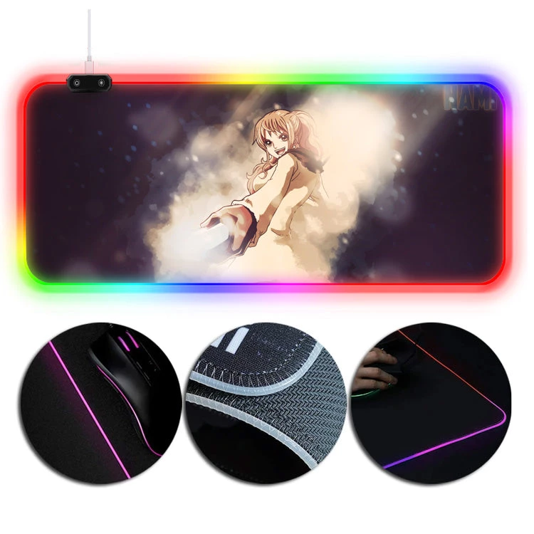 OneHeroSuits One Piece Nami Anime Printing RGB Gaming Mouse Pad Extra Large 1 OneHeroSuits One Piece Nami Anime Printing RGB Gaming Mouse Pad Extra Large